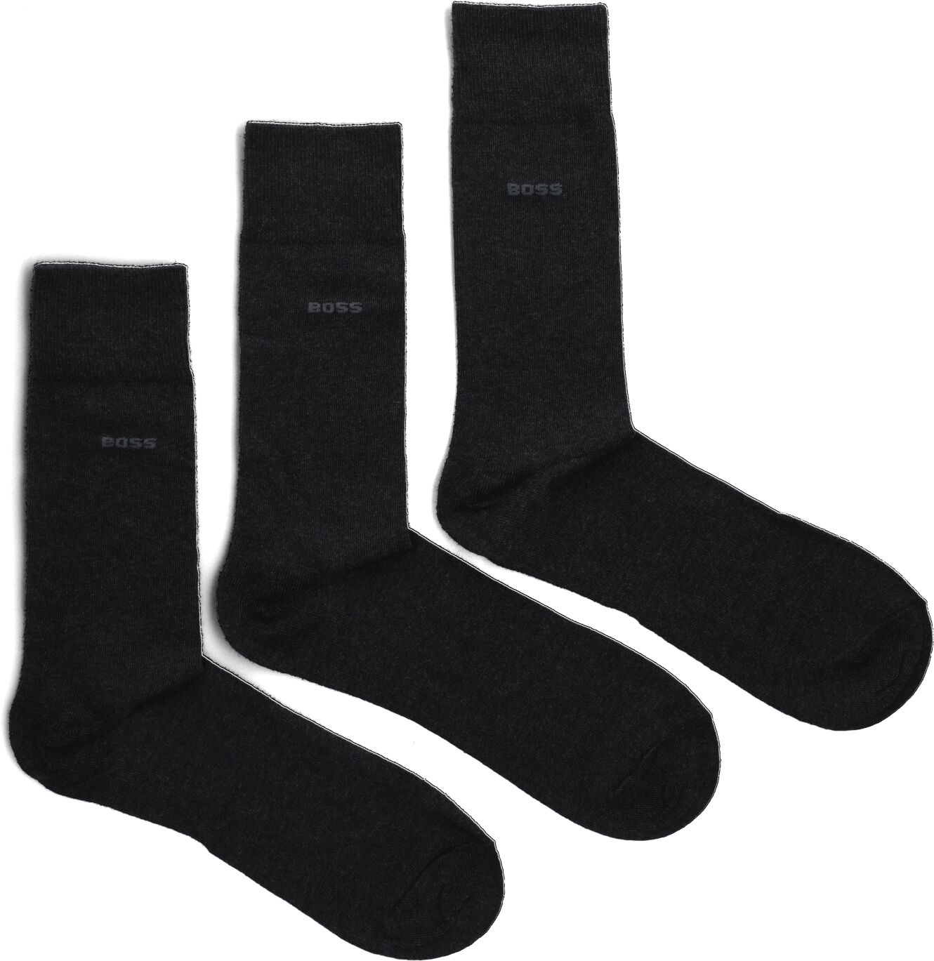 Boss Sokken Heren 3p Rs Uni Cc, Maat: 39-42, Materiaal: Katoen, Kleur: Grijs