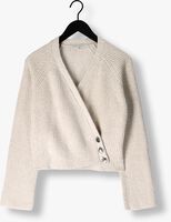 Ecru SECOND FEMALE Vest GERDA KNIT CARDIGAN Ecru SECOND FEMALE Vest GERDA KNIT CARDIGAN - medium