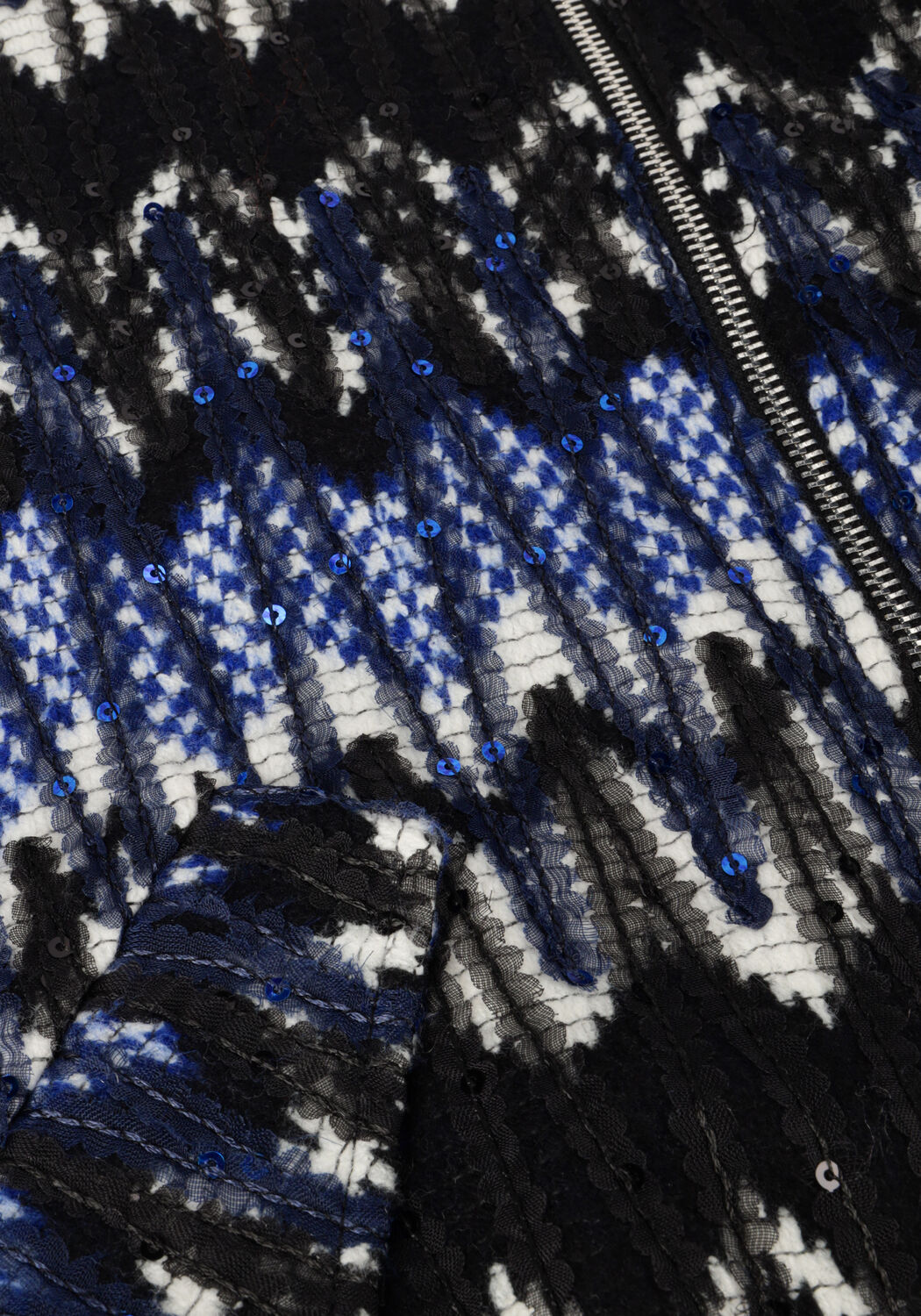 Blauwe AMAYA AMSTERDAM Jack SKY BOMBER - large