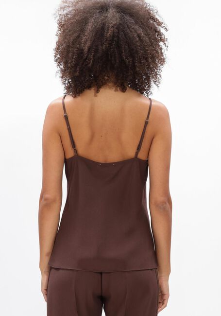 Bruine FORTE FORTE Top ENVERS SATIN SLIP TOP - large