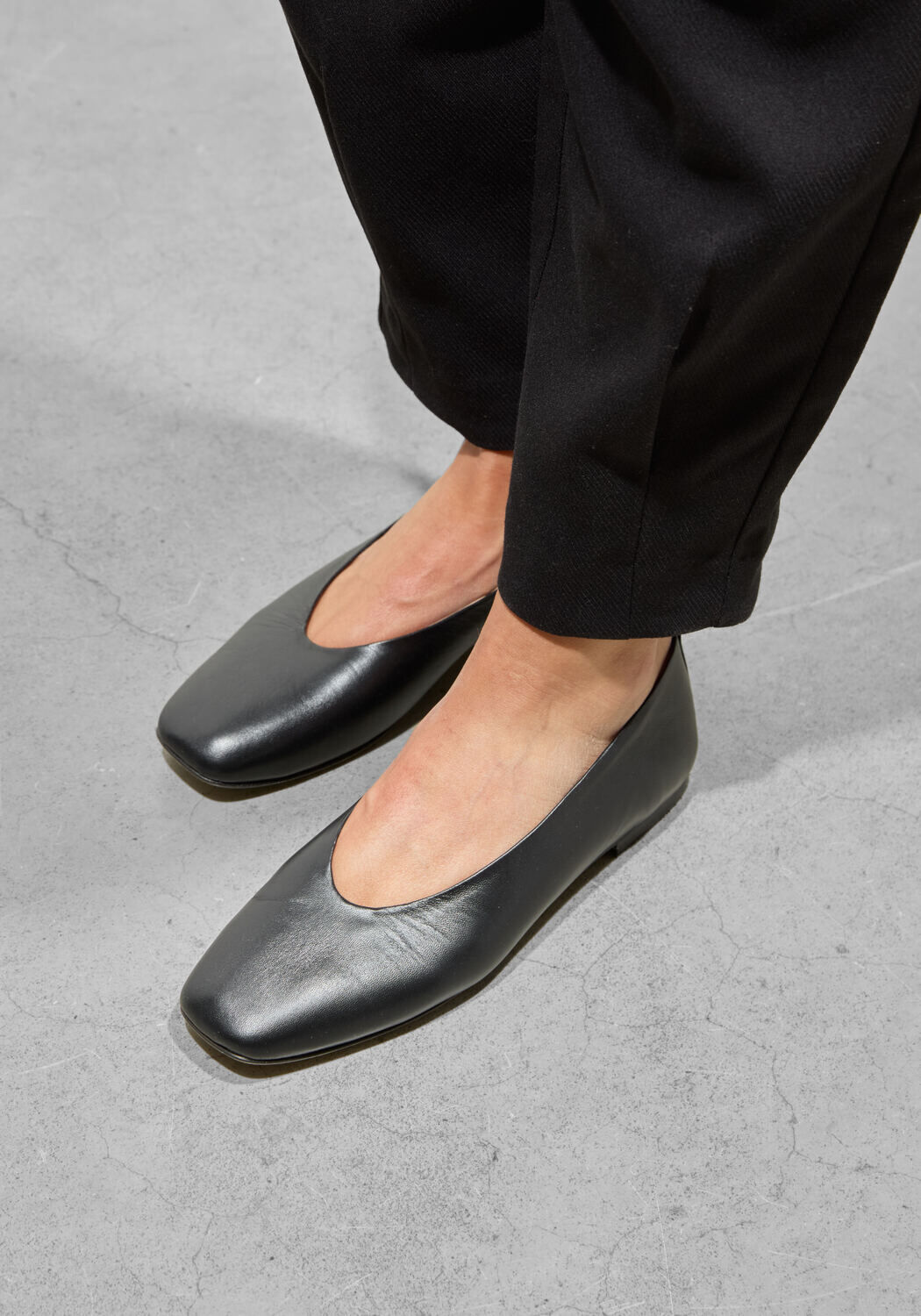 Zwarte ODARE Ballerina's GIRONA MET - medium