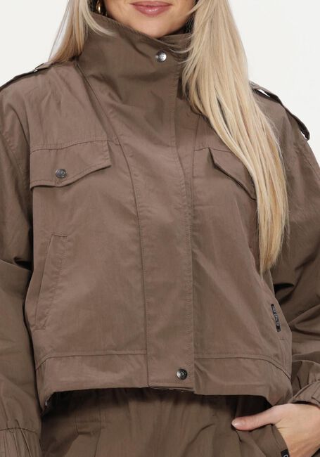 Bruine CO'COUTURE Jack ALINACC DOUBLE FUNNEL NECK JACKET - large