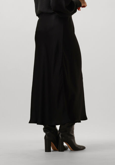 Zwarte SUMMUM Midirok SKIRT HEAVY SILK TOUCH - large