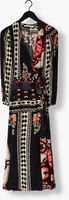Zwarte SUMMUM Maxi jurk DRESS SCARF PRINT - medium