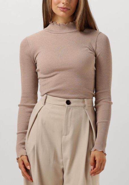 Beige ROSEMUNDE Tops & T-shirts BOSTON TURTLENECK W/ LUREX - large