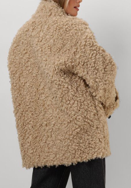 Beige CO'COUTURE Teddy jas TEDDY MIX JACKET - large