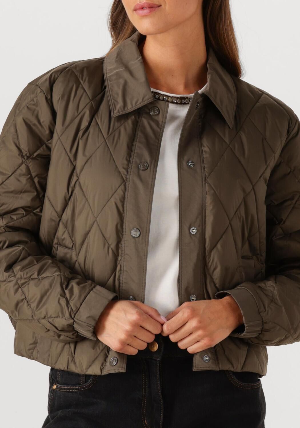 Olijf MARC CAIN SPORTS Gewatteerde jas ZS 12.04 W07 - large