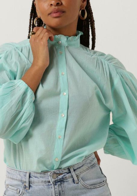 Lichtblauwe ANTIK BATIK Blouses ANNA BLOUSE - large