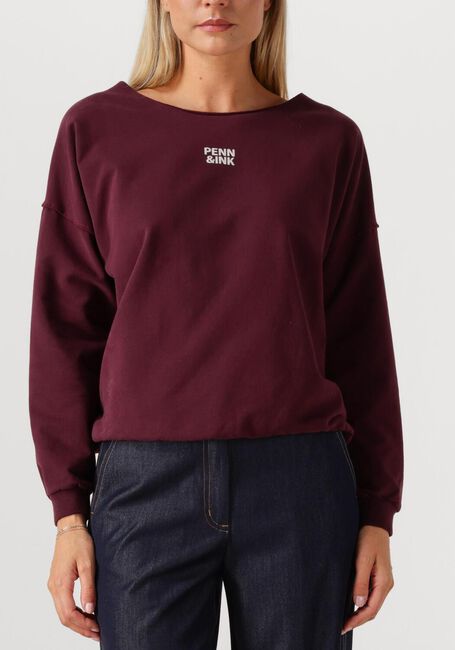 Bordeaux PENN & INK Trui SWEATER W25F1703 - large