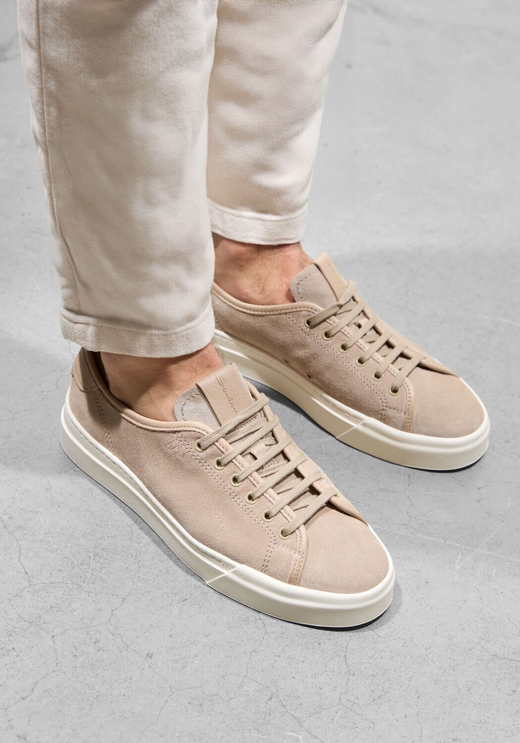 Beige SANTONI Sneakers VOLEE D - medium