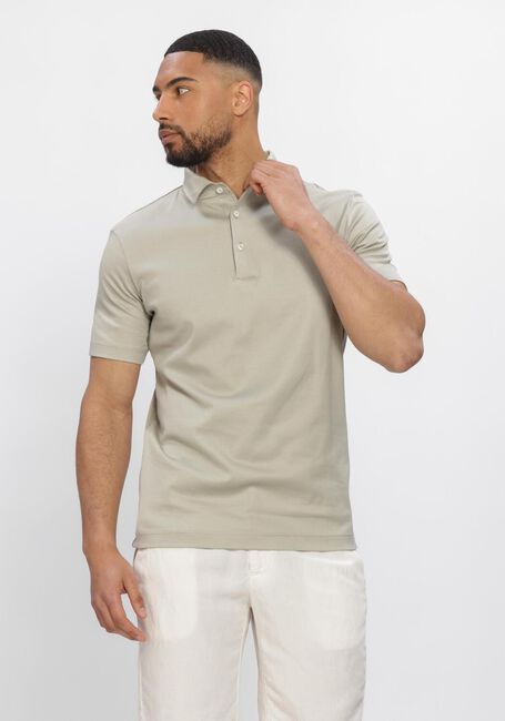 Grijze VALENZA Polo SUPIMA POLO SCHILLER COLLAR S/S - large