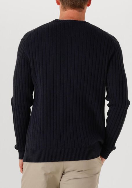 Zwarte PROFUOMO Trui PULLOVER CREW NECK WOOL BLEND - large