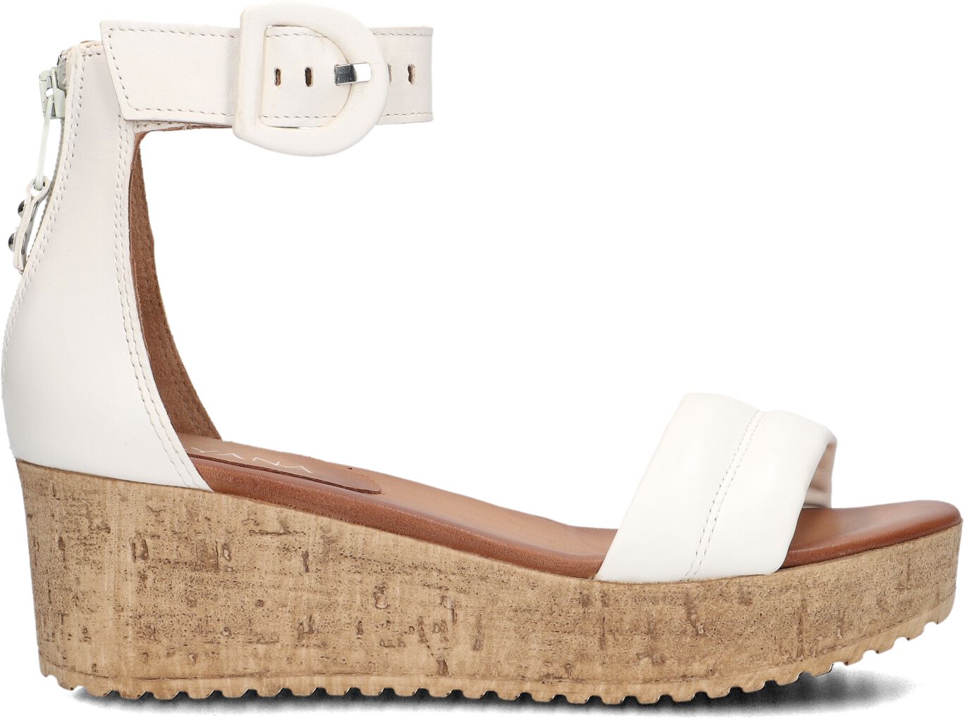 Ayana Sandalen
Dames 722025, Maat: 36, Materiaal: Leer, Kleur: Wit