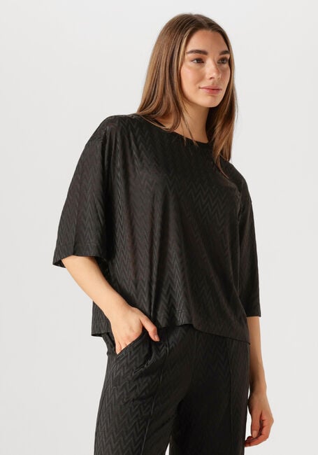 Zwarte MOS MOSH T-shirt TASH O-SS SONI TEE - large