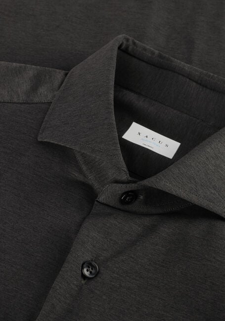 Donkergrijze XACUS Klassieke overhemden ACTIVE SHIRT 520ML - large