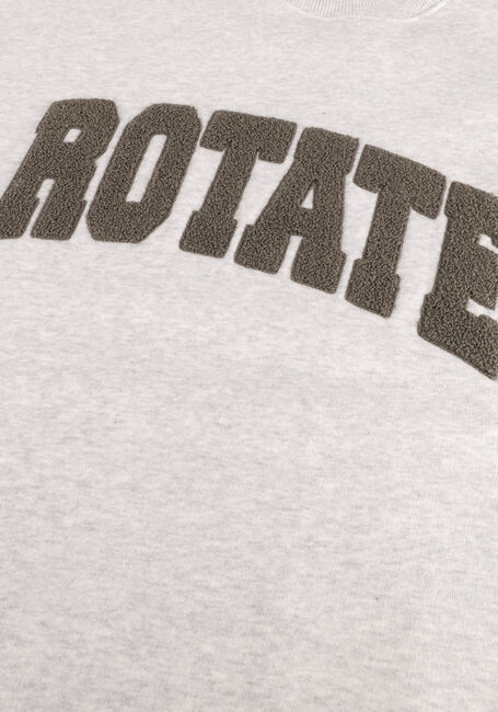 Lichtgrijze ROTATE Truien/vesten HEAVY SWEAT CREWNECK - large