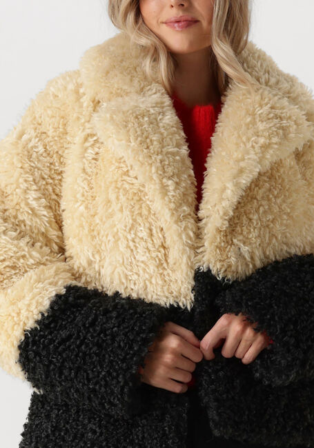 Beige STAND STUDIO Teddy jas JUBEL JACKET - large