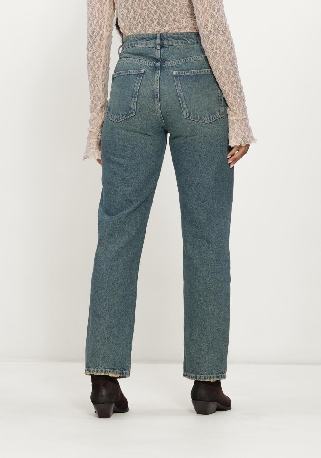 Blauwe IBANA Straight leg jeans PHELEY - large
