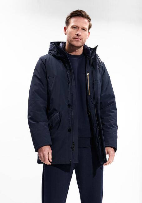 Donkerblauwe WOOLRICH Parka's STRETCH ARCTIC PARKA - large