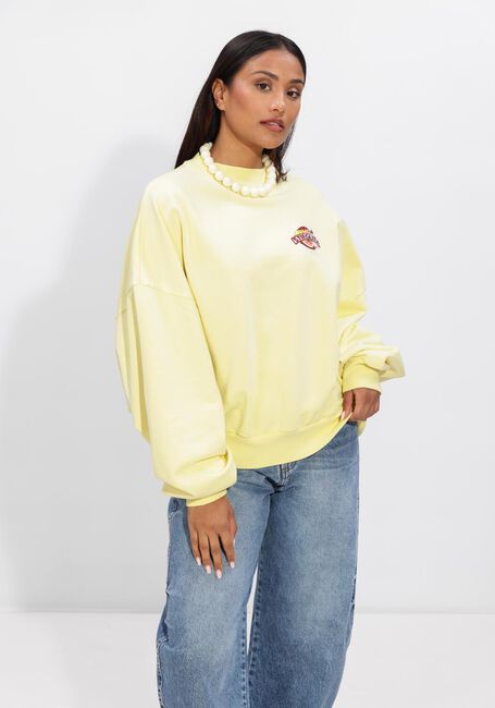 Gele STIEGLITZ Truien/vesten CINDY OVERSIZED SWEATER - large