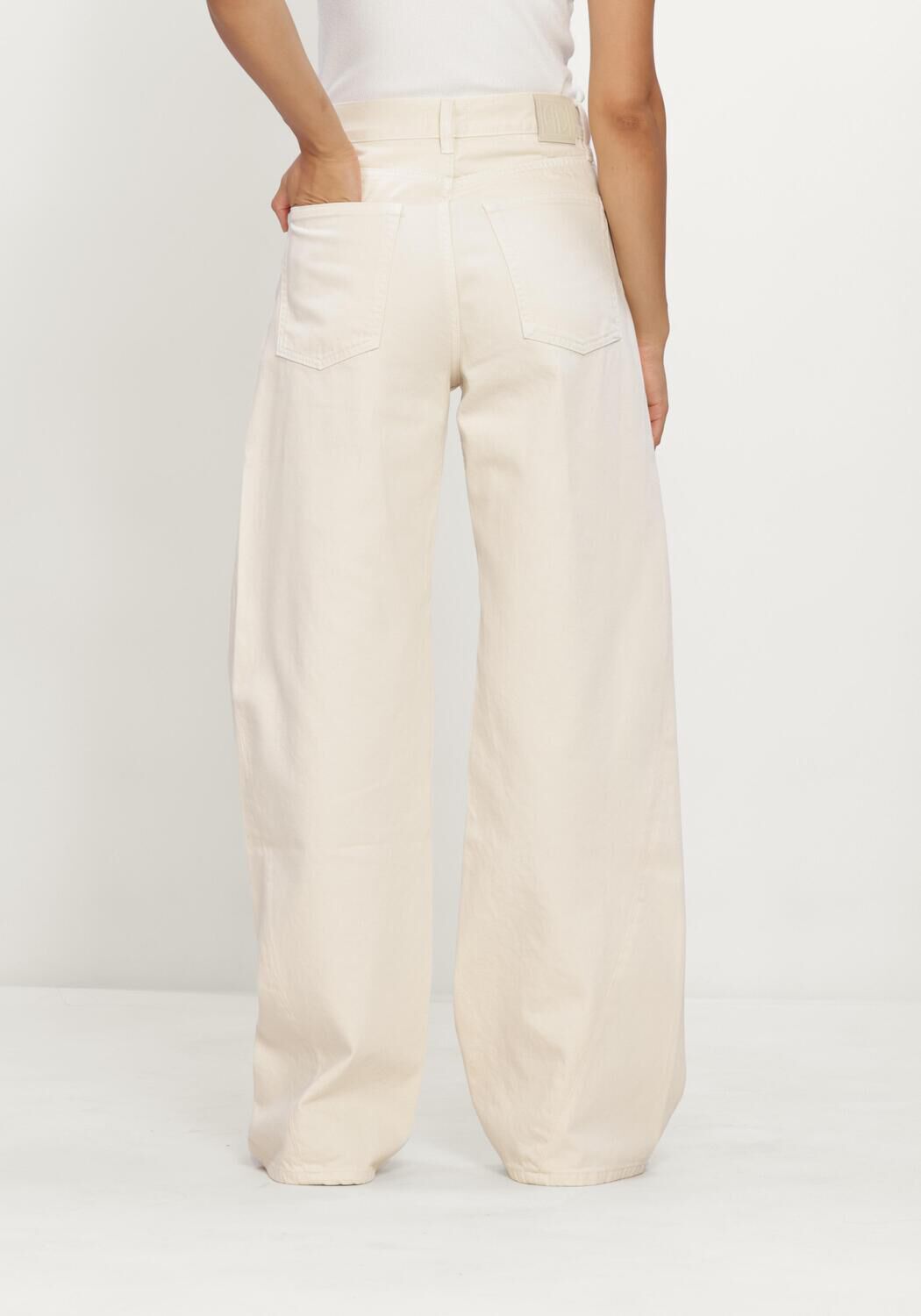 Ecru ANINE BING Wijde broek BRIE JEAN - large