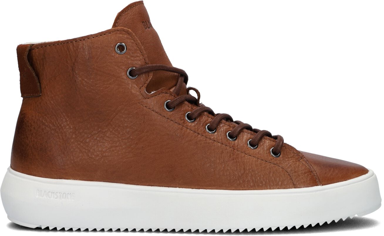 Blackstone Hoge Sneakers Heren Yg09, Maat: 39, Materiaal: Leer, Kleur: Bruin
