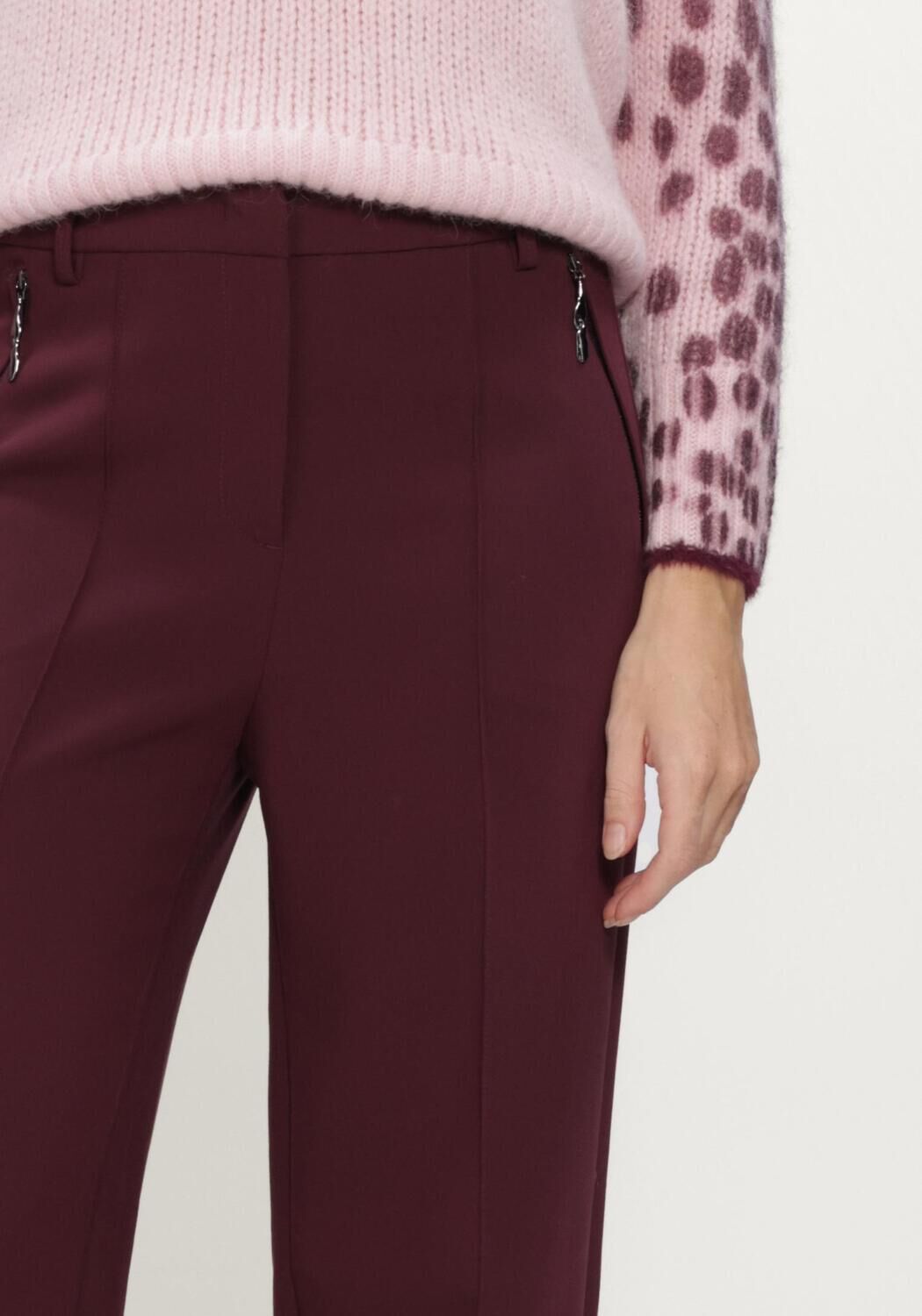 Bordeaux MARC CAIN COLLECTION Wijde broek PANTALON WARRI - large