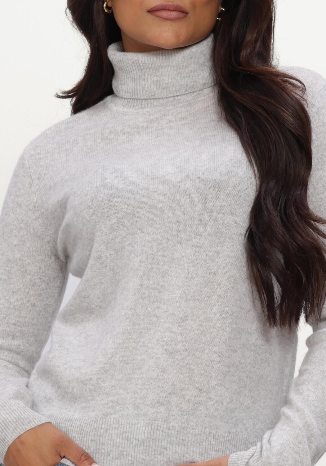 Lichtgrijze ABSOLUT CASHMERE Trui THEMYS - large