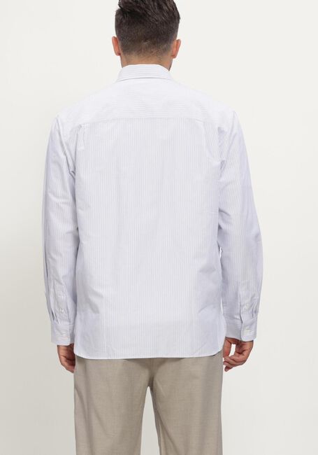 Blauwe APC Casual overhemd CHEMISE MATEO LOGO - large