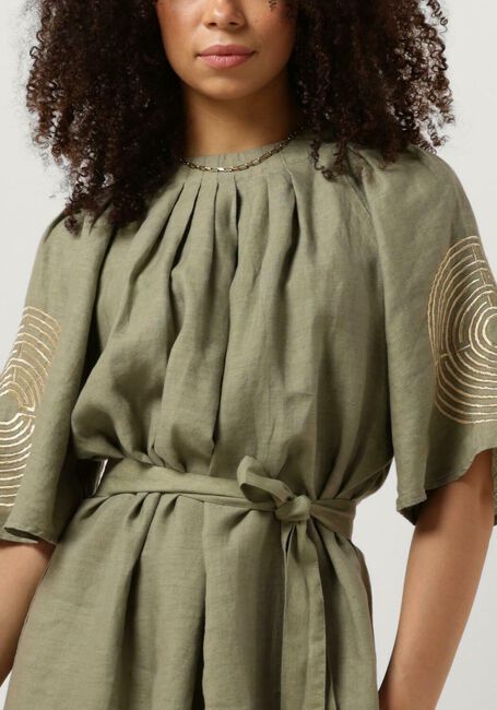 Groene GREEK ARCHAIC KORI Mini jurk 230091 - large