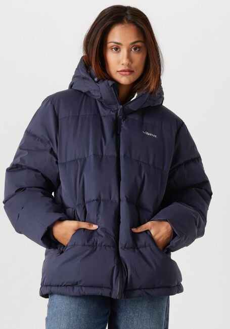 Donkerblauwe MERCER AMSTERDAM Gewatteerde jas THE MERCER PUFFER JACKET - large