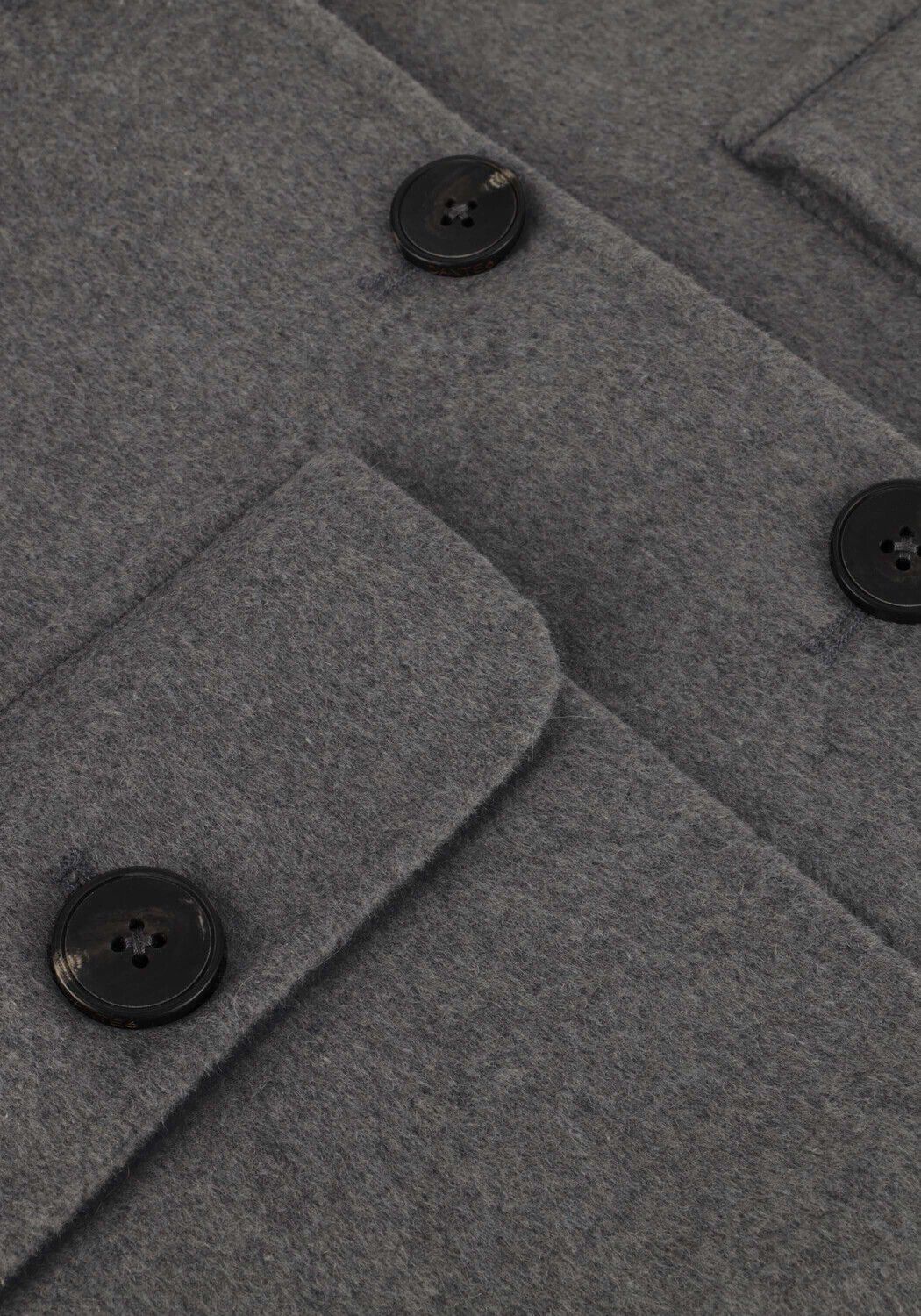 Grijze DANTE6 Vest PHAEDRA WOOL BLEND - large