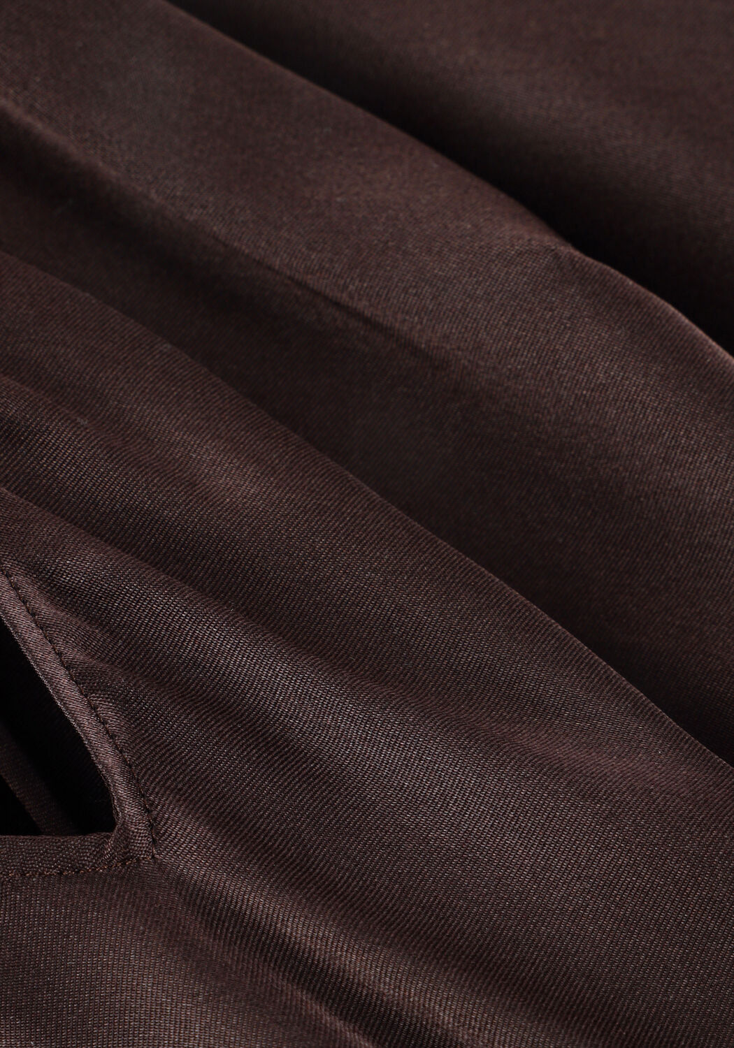 Bruine ANINE BING Maxi jurk LAUREL DRESS DEEP BROWN - large