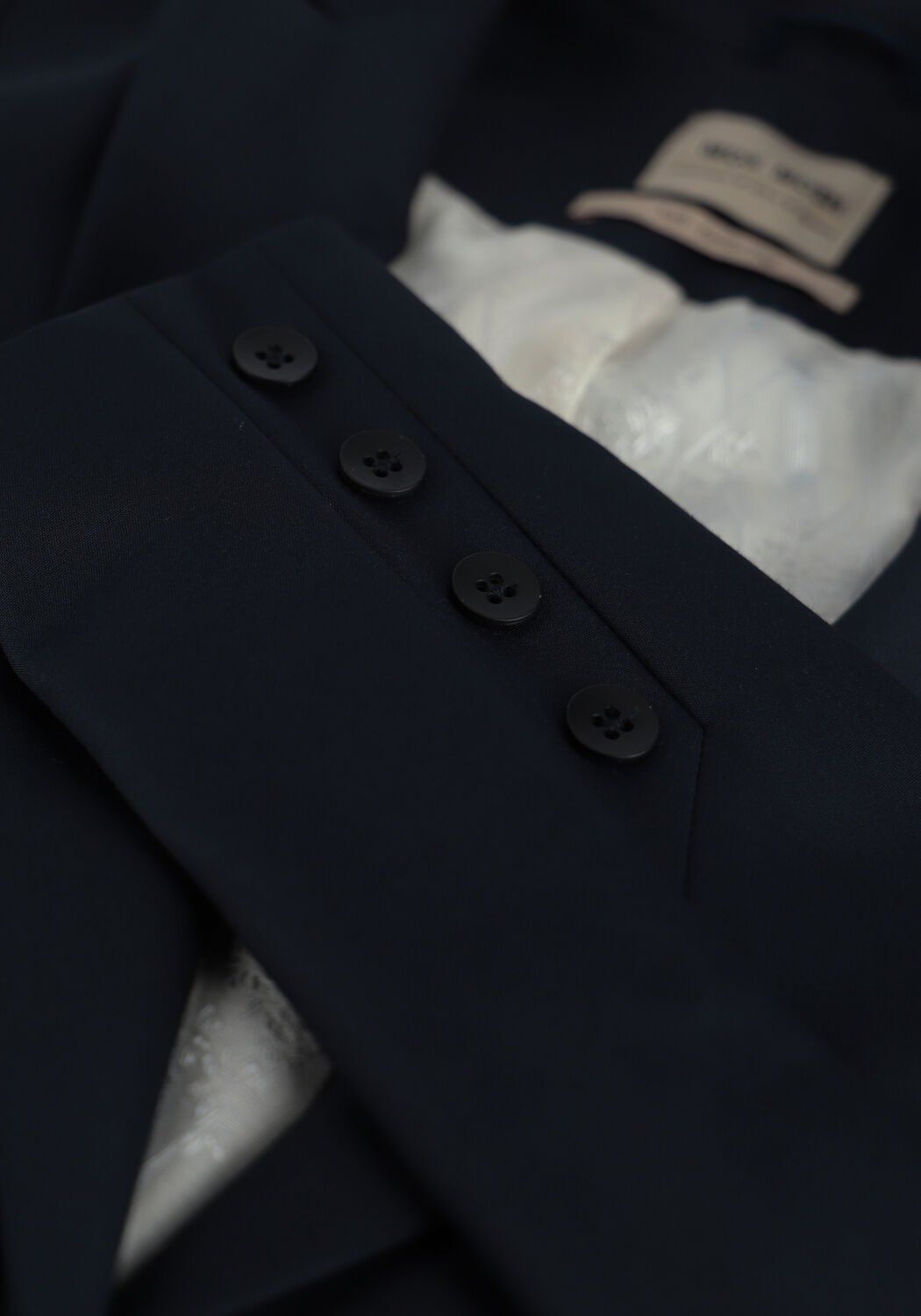 Donkerblauwe MOS MOSH Blazer BLAKE NIGHT BLAZER SUSTAINABLE - large