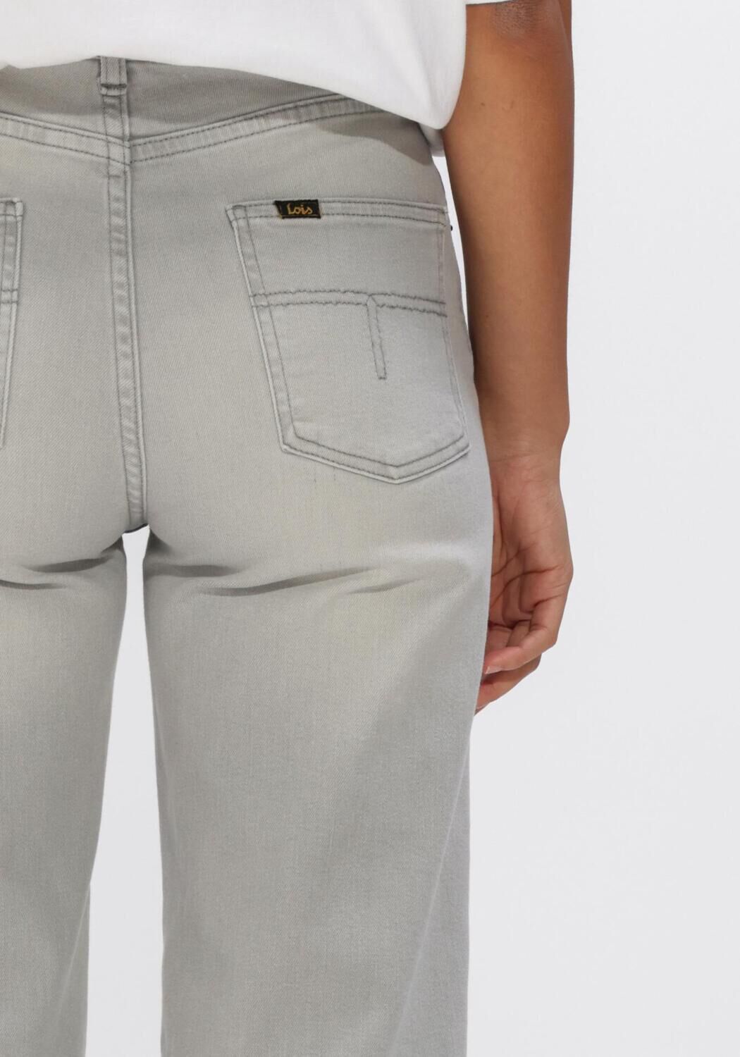 Lichtgrijze LOIS JEANS Wide jeans ROSA - large