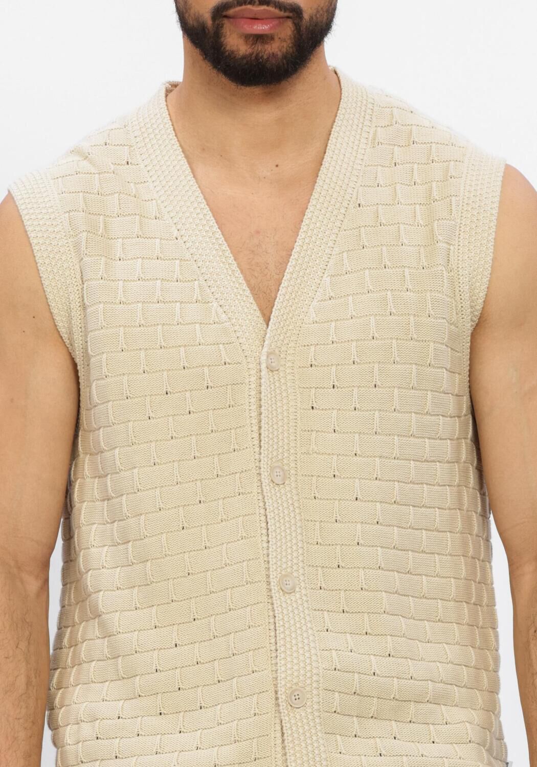 Creme NN.07 Vest REECE VEST 6600 - large