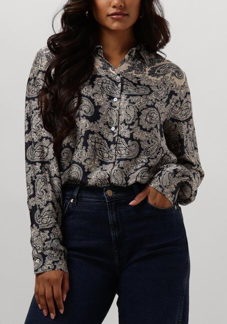 Blauwe MOS MOSH Blouses EIKE INVERT SHIRT - large