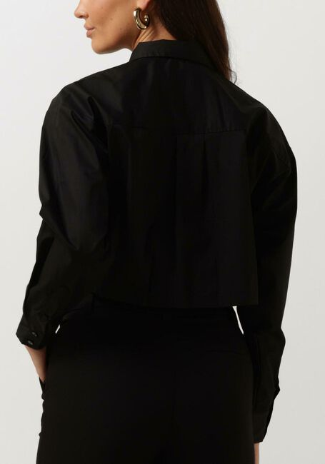 Zwarte CO'COUTURE Blouses COTTON CRISP CROPPED SHIRT - large