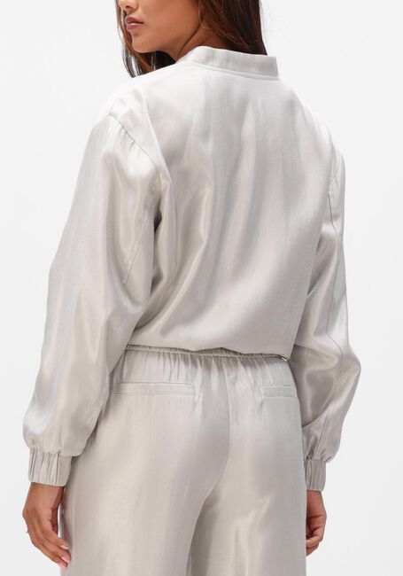 Zilveren AIMEE THE LABEL Jack JOY BOMBER JACKET - large