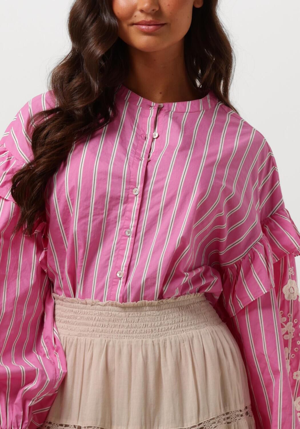 Roze SISSEL EDELBO Blouses AUGUSTINE ORGANIC COTTON SHIRT - medium