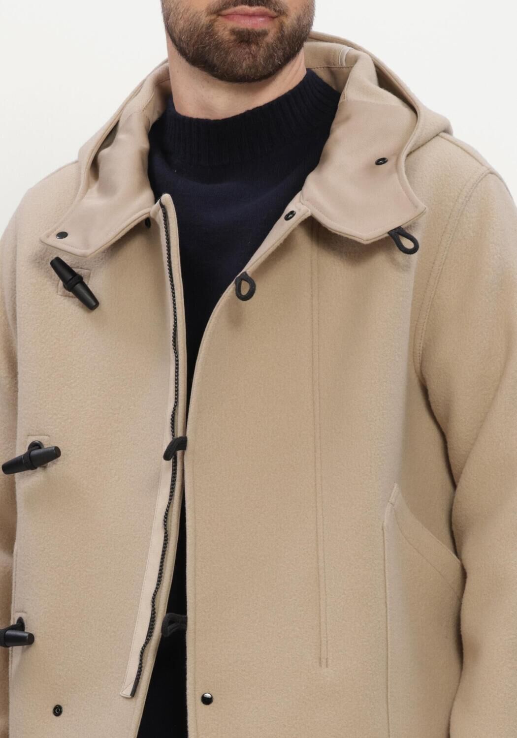 Beige STONE ISLAND Jack SHORT PARKA S0453 - large