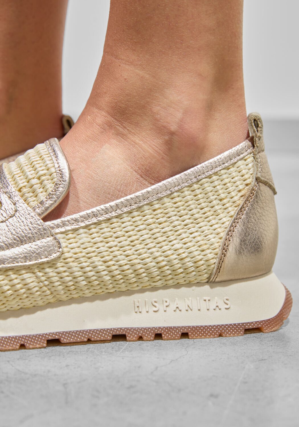 Beige HISPANITAS Instappers RHV254043 - large