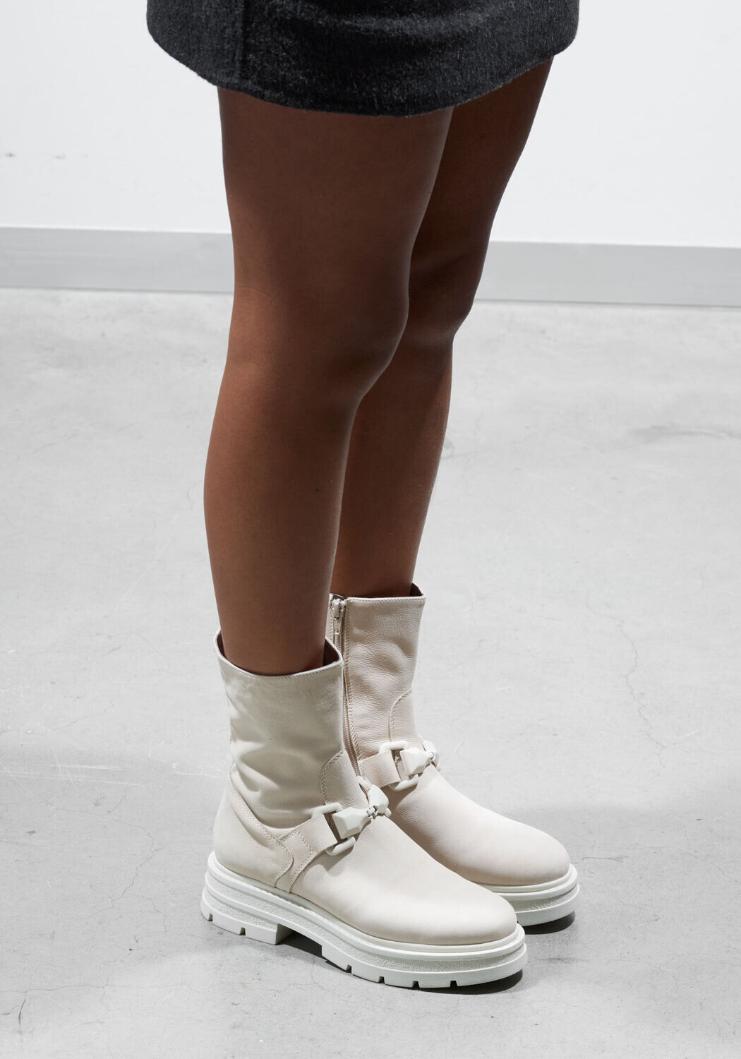 Beige DL SPORT Enkellaarsjes 5512 NUB - medium