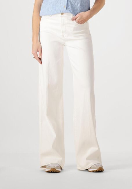 Gebroken wit 7 FOR ALL MANKIND Wide jeans LOTTA SUGAR - large