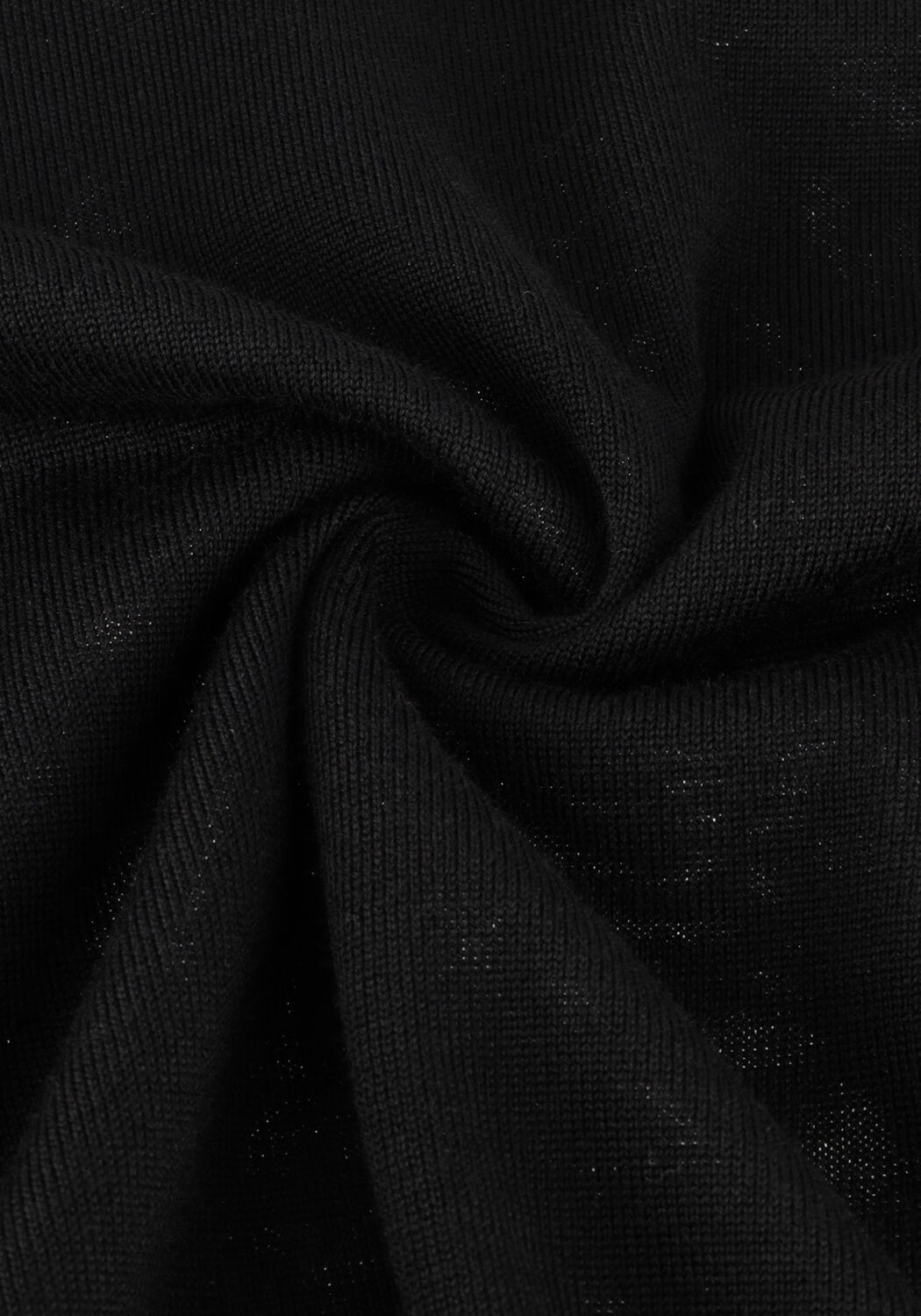 Zwarte FILIPPO DE LAURENTIIS Trui POLO ZIP ML R MERINO - large