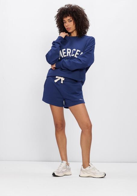 Donkerblauwe MERCER AMSTERDAM Korte broek THE MERCER SWEAT SHORT W - large