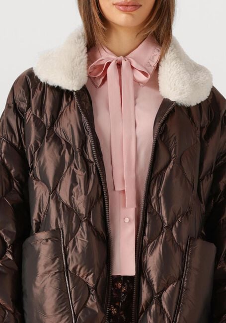 Bruine DOROTHEE SCHUMACHER Gewatteerde jas COZY COOLNESS - large