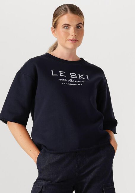 Blauwe PENN & INK T-shirt SWEATER W25F1702 - large