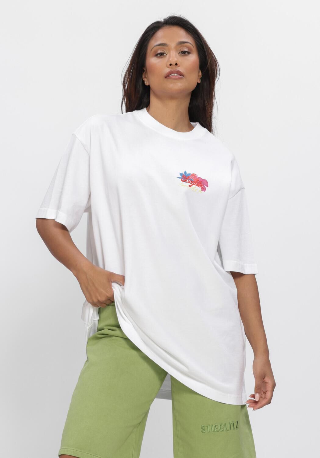 Witte STIEGLITZ Tops & T-shirts DORIS OVERSIZED T SHIRT - large