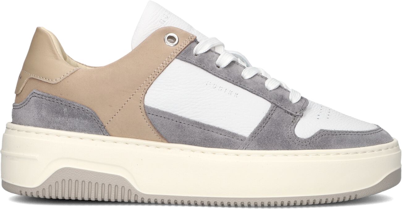Nubikk Lage Sneakers Dames Basket Court Dames, Maat: 41, Materiaal: Leer, Kleur: Wit